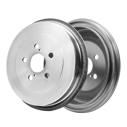 Image of Detroit Axle - Rear Brake Kit for 2009-2019 Toyota Corolla 2010 2011 2012 | 2013 2014 2015 2016 2017 2018 Brake Drums Brakes Shoes Rear Replacement
