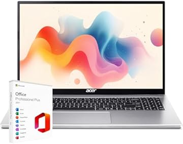 Aspire 3 Premium Business Laptop Computer with Backlit Keyboard - AMD Ryzen 7 7730U CPU - 16GB RAM - 512GB SSD - 15.6" FHD Display - Fast Wi-Fi 6 - Windows 11 Pro with Microsoft Office