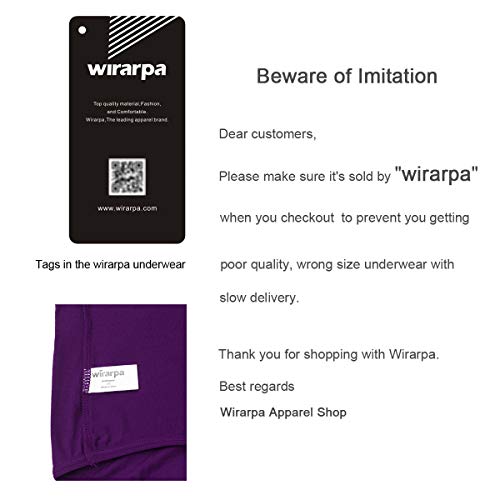 Image of wirarpa Women's Modal Underwear Soft High Waist Briefs Ladies Panties 4 Pack (Regular & Plus Size)