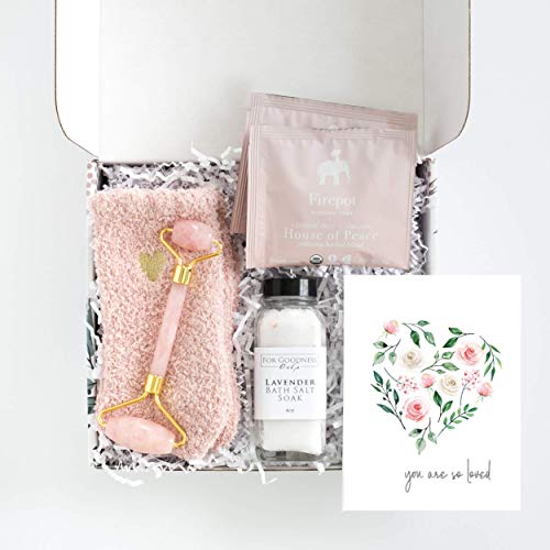 UnBoxMe Self Care Spa Gift Basket For Women & Teens, Birthday Spa Box, New Mom Gift, Gift, Sympathy Gift, Care Package For Women, Holiday Care Package, Relaxation Kit | ("You Are So Loved" Card)