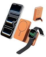 KU XIU K1 Ultra Power Bank Magnetico Qi2.2 25W, 10000mAh Caricatore Portatile Pieghevole 3-in-1, Ricarica Wireless Rapida per iPhone 16/15/14/13/12, Apple Watch, AirPods