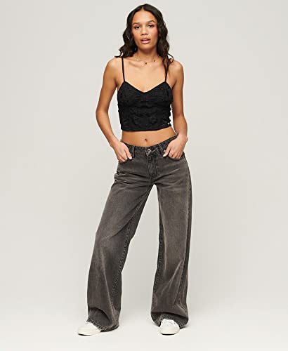 Jeans large coton biologique femme Superdry - vue 8