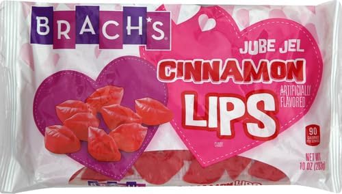 Brach's Jube Jel Cinnamon Lips, 10oz Bag