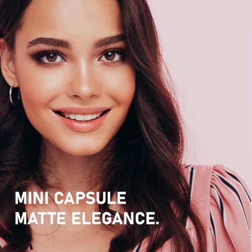 Image of Multibrite Mini Capsule Lip Glaze Women Matte Liquid Lip Gloss Beauty Glaze Waterproof Long-Lasting Non-Stick Smooth Lipstick (Ruby Red 912)