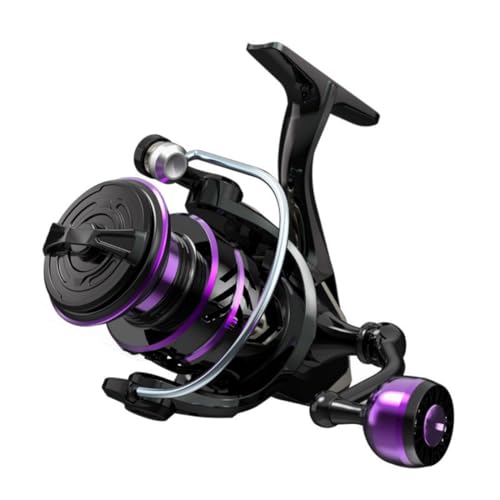 Slystar スピニングリール 大型 2000 4000 5.2:1高速ギア比 釣り ツインパワー ストラディック ダイワ fishing reel 左右交換ハンドル 軽量 淡水リール 高速スムーズ 衝撃耐性・耐腐食 初級者 入門 ビギナー (金属,HP