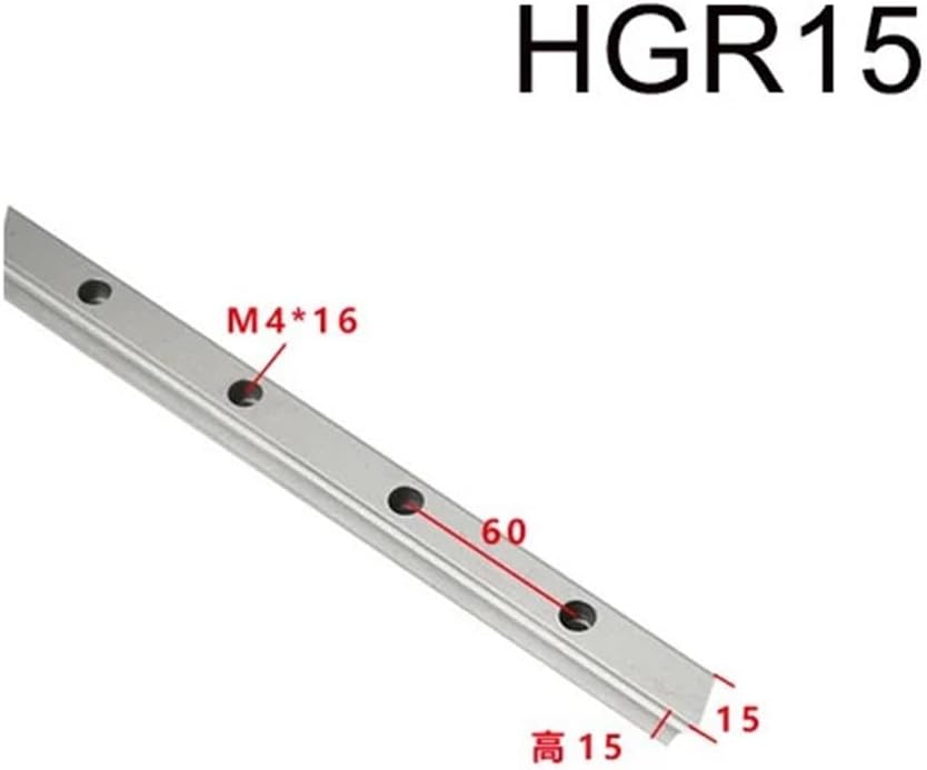 リニアガイド HGR15 / HGR20 / HGR25 / HGR30 ガイド (Color : HGR25 Rail 2pcs,