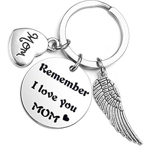 Top Plaza Mothers Day Gifts Mom Gifts from Daughter Son Keychain KeyRings Remember I Love You Mom Keychain KeyRing