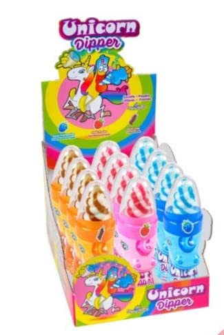 Sucette licorne bonbon Unicorn Dipper friandise 12x50g