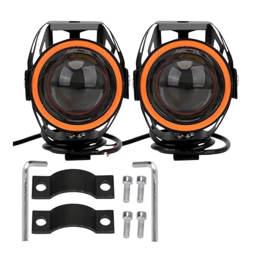 Phares projecteurs lumineux U7 LED moto pour résoudre le manque de visibilité la nuit