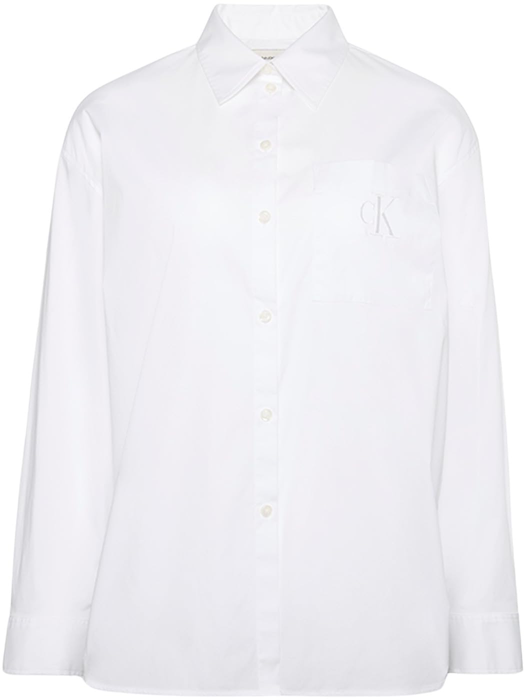 Calvin Klein Camisa Mujer Poplin Relaxed Oversized
