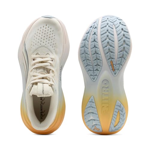 Image of PUMA Women's Magmax Nitro 2 Running Shoes, Warm White-Lucite, Size 8 B Medium US
