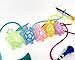 LUCIDDREAM Glow in Dark Turtle Golf Tees Hanger 5 Pcs Silicone- 3-1/4