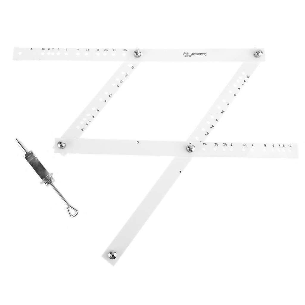 Regla de dibujo a escala de 34 cm, herramienta plegable para reducir y agrandar, palo de medición de patio, ideal para artistas y arquitectos