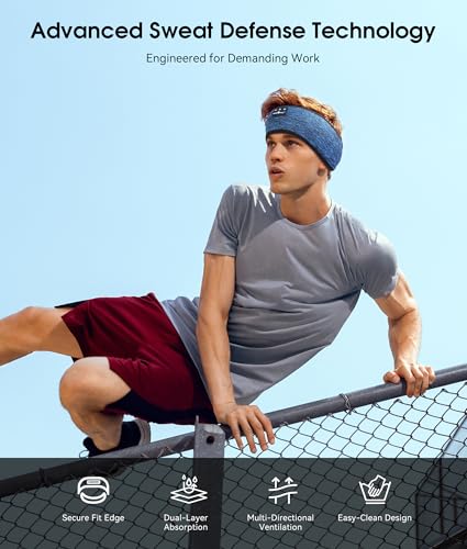 Image of MUSICOZY Sleep Headphones Bluetooth 5.4 Headband, Wireless Earphones Music Sleep Earbuds Sleeping Eye Mask with HD Stereo Speakers for Workout Running Travel Yoga, Ideal Gifts (Blue)