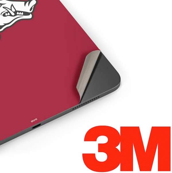 Skinit Decal Tablet Skin Compatible with iPad Pro 12.9in (2021) - Officially Licensed University of Arkansas-Fayetteville Razorbacks Logo Design