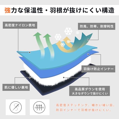 ＦＩＧＨＴＡＧＯｎ ダウンパンツ レディース 2XL ブラック