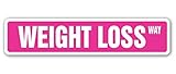 Cortan360 Weight Loss Street Sign Nutrition Diet Exercise Fitness pounds 8' Sticker Decal