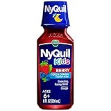 Vicks Children's NyQuil Cold and Cough Nighttime Relief Liquid, Cherry, 8 Fl Oz