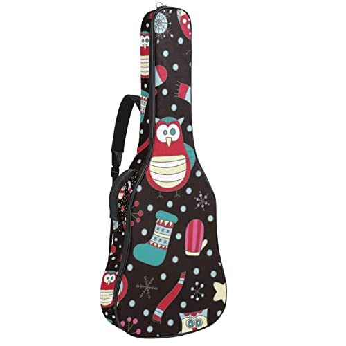 Sac à dos guitare acoustique cadeau de Noël étui rembourré couleur 1