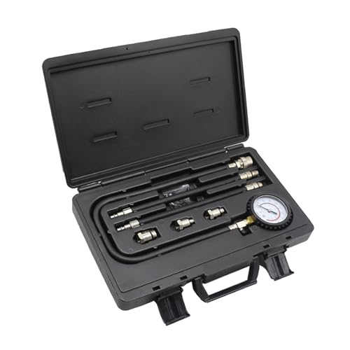 Set Misuratori Compressione Del Motore Precisione Con Misurazione 300PSI Tester Compressione Con Custodia Rigida Per Costruzione Resistente Alla Corrosione Automotive