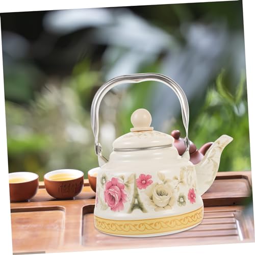 Bouilloire en émail rétro pour cuisine - Théière 2L - 4