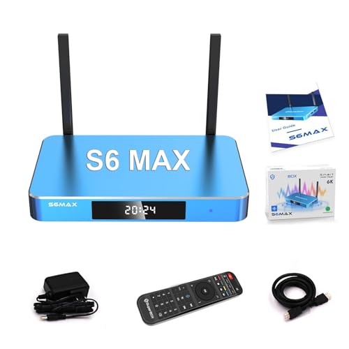2025 S6 MAX,4+64,6k,OTA Upgrade,Multi-Accessory Bundle with Voice Super Smart Remote