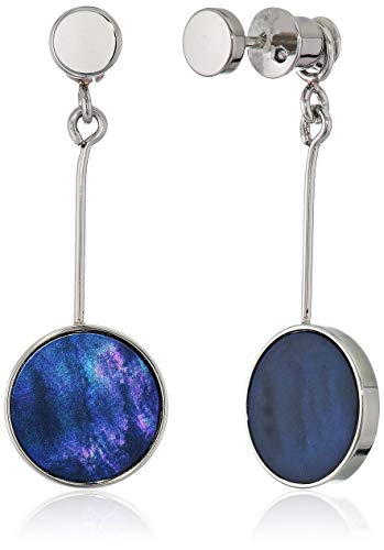 Skagen Women's Agnethe Silver-Tone Mother-of-Pearl Earrings