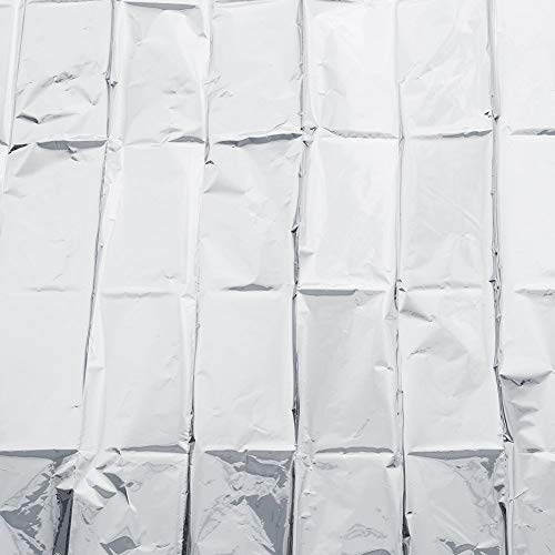 Mugast 1 Pcs Petp High Silver Reflective Mylar Film,Plant Reflective Film,Garden Greenhouse Covering Foil Sheets,Plant Grow Warm Keeping Accessories,82.68 X 47.24 Inch #TOP6