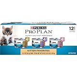 Purina Pro Plan Wet Kitten Food Variety Pack, FOCUS Kitten Favorites - (2 Packs of 12) 3 oz. Cans