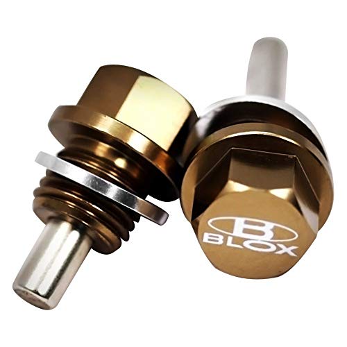BLOX RACING BXAC-00405 PERFORMANCE ACCESSORIES Magnetic Oil Drain Plug - Honda