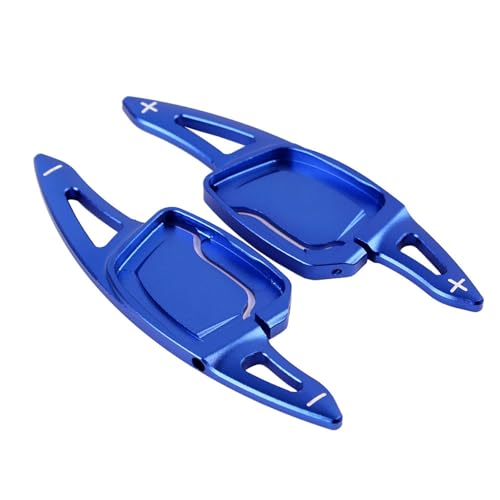 Compatible With For A4 For S4 For B9 2020-2023 車用アルミステアリングホイールパドルシフター左右延長アクセサリーに対応 パドルシフター(Blue)