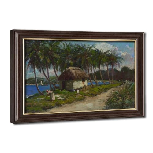 Impression sur toile Graves by The Coastline Jamaica par Abbott Fuller en cadre suspendu 20x30 cm
