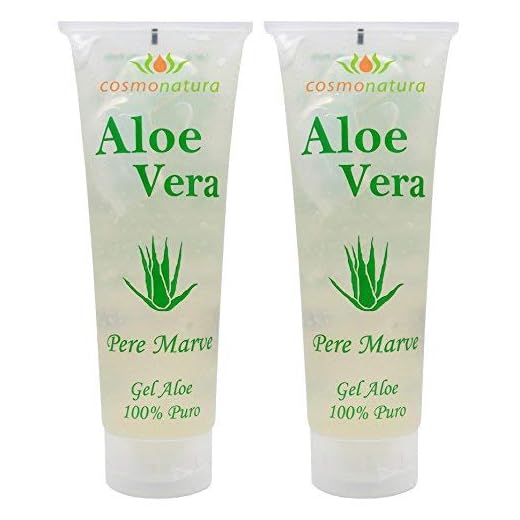 Aloe Vera Gel 100 % rör 250 ml x 2 enheter