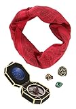 Adult Jack Sparrow Accessory Kit | Disney Pirates of the Caribbean High Seas Captain Accessories with Scarf, Compass, Rings Standard