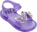 Material interior: PVC. Melissa Baby Girls Mini Mar Sandalia Mosca, Morado (Lila Dorado), 23.5 EU