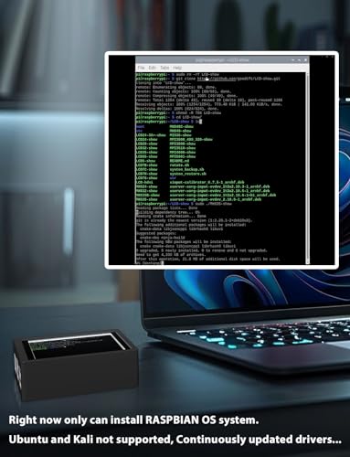 Image of Mini Monitor for Raspberry Pi 5, 3.5 Inch Monitor with Metal Case and Cooling Fan, 320 x 480 Pixels Resistive Touchscreen TFT LCD Display