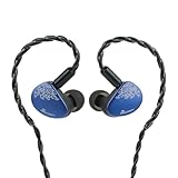 HIFIXAUDIO Kiwi Ears Cadenza II �couteurs intra-auriculaires IEM avec pilote dynamique en titane de 10 mm avec KARS 2.0 pour un �quilibre tonal pr�cis ? Panneau en aluminium CNC avec c�ble amovible �