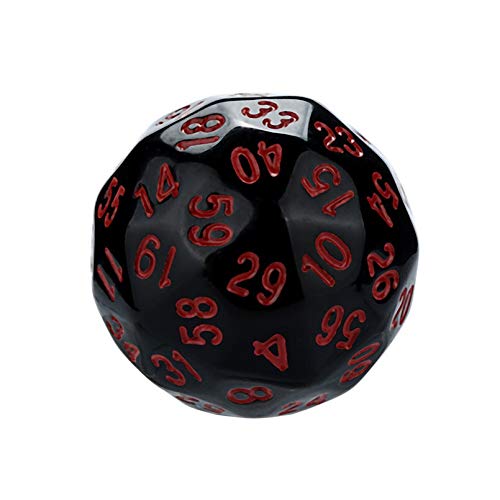 QYER Present DND Dice, Polyhedron D60 Poly dice Game dice Acrylic dados poliedricos dados RPG dice T