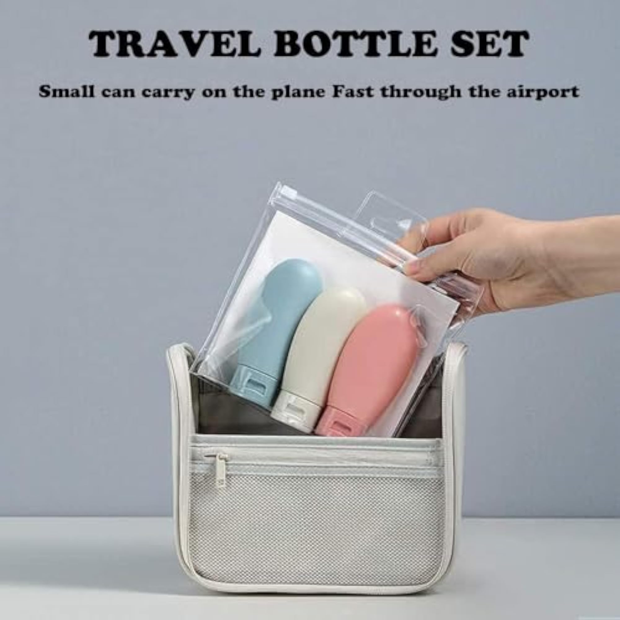 Refillable Travel Bottler, Silicon Travel Bottle for Toiletries