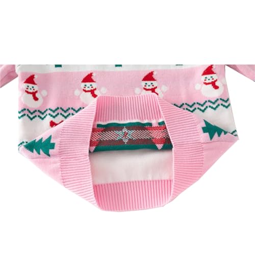 Image of Ugly Christmas Sweater for Girls Funny Xmas Knit Pullover Shirts Kids Child Holiday Jumper Tops Outfit 2-14 Years