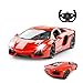 RASTAR RC Lamborghini Toy Car, 1:14 Lamborghini Aventador LP700-4 Remote Control Car, Working Lights - Orange