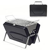 PMS Portable Camping Charcoal Grill, Fol...