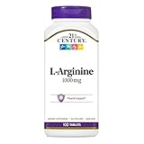 21st Century L-Arginine 1000mg, Maximum Strength 100 ea