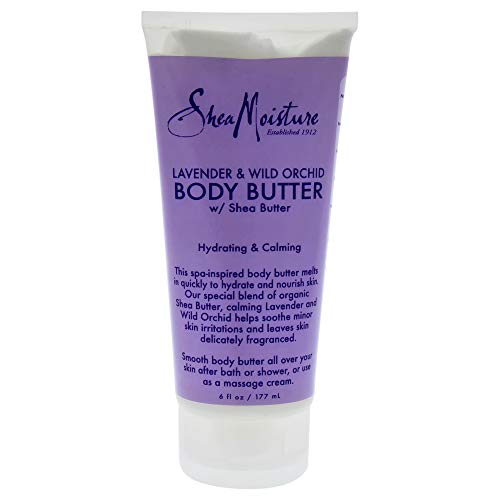 SheaMoisture Lavender & Wild Orchid Body Butter, 6 Ounce