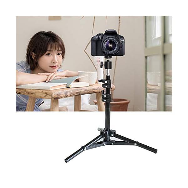 QIAOLI Videokamera-Stativ, Handy-Stativ, ausziehbares Selfie-Stick, Stativ mit Handy-Halterung und Tragetasche für… – Bild 7