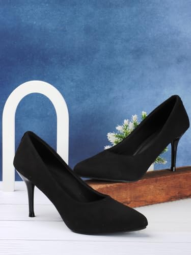 Image of ELLE Women Pointed Toe Stiletto Heel Slip-On Pumps