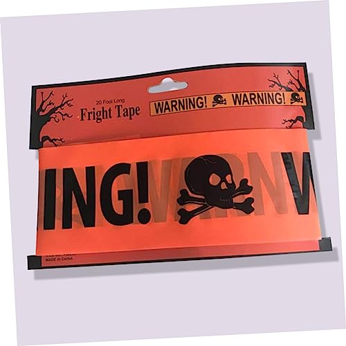 image for ABOOFAN 1 Roll Halloween Warning Tape Halloween Decor Crime Scene Deco