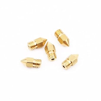 Lysee 3D Printer Parts & Accessories - 5Pcs Creality3D 0.2 Extruder Brass Nozzle for 3D Printer Accessories Part