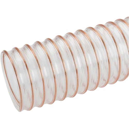 Fittingstore - Metro – Tubo a spirale in poliuretano a pressione pesante – Tubo di aspirazione – ignifugo, DIN 4102 B1 (adatto per alimenti, 50 mm (diametro interno)
