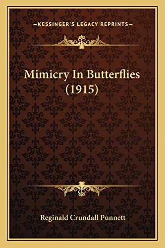 Mimicry In Butterflies (1915)
